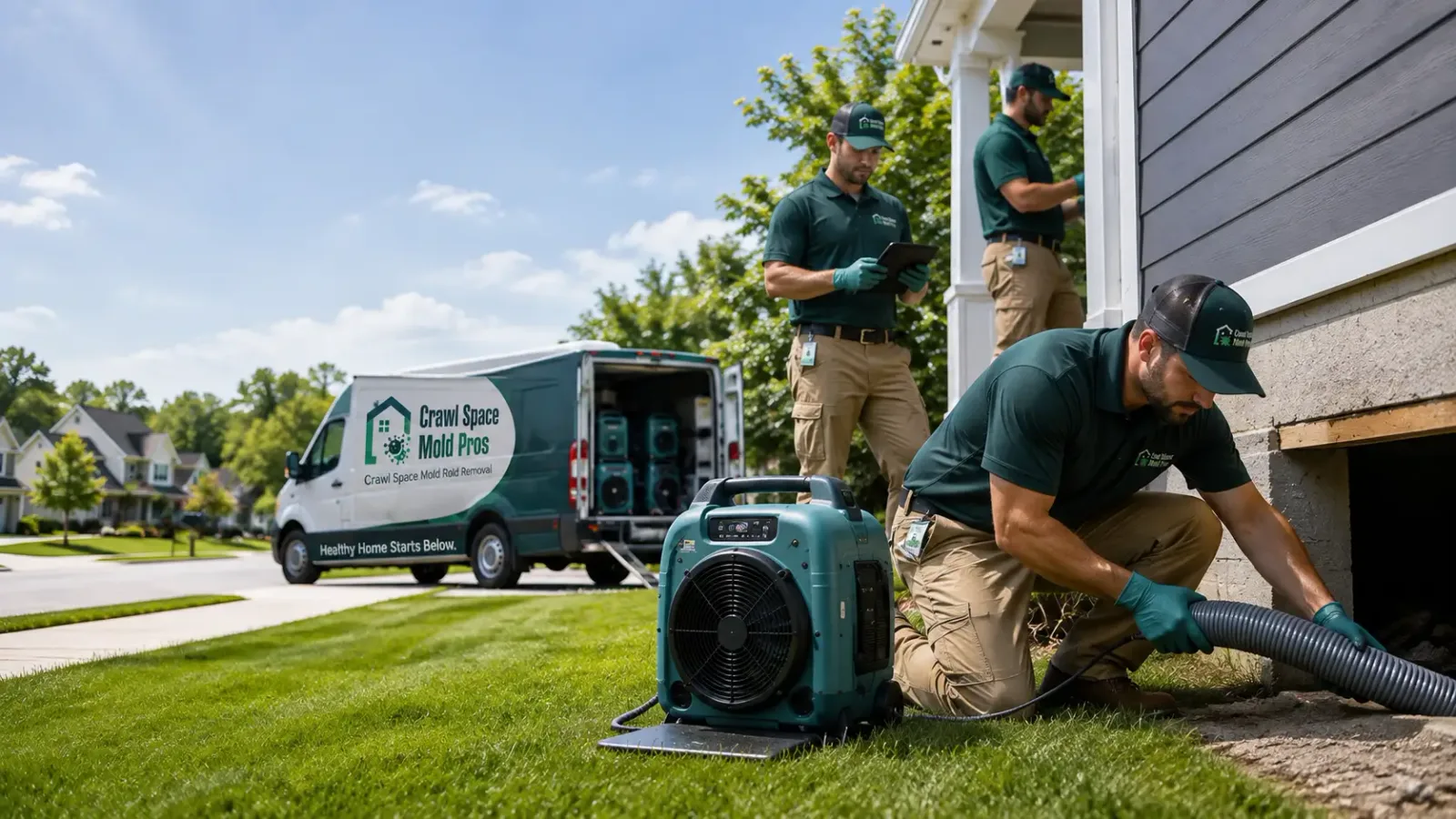 Crawl Space Mold Removal in Bedford, VA